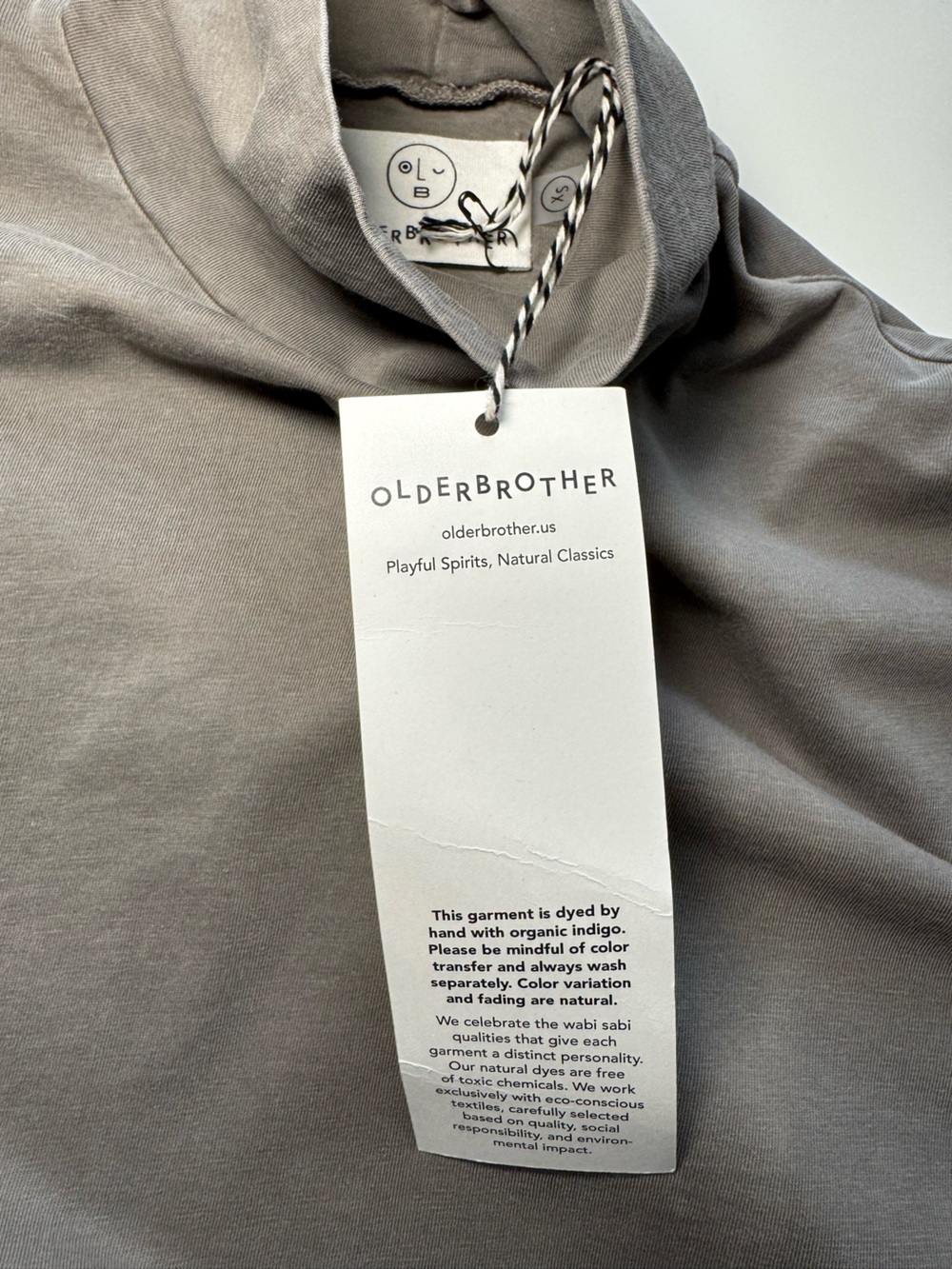 Olderbrother Long Sleeve Turtleneck Organic Japanese Cotton Shirt men’s size XS - Picture 6 of 12